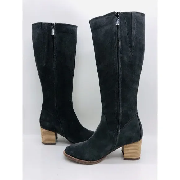 Aqua College Women's Natalya Waterproof Boots- Dark Grey Suede, US 8 / EUR 39 - Picture 6 of 9